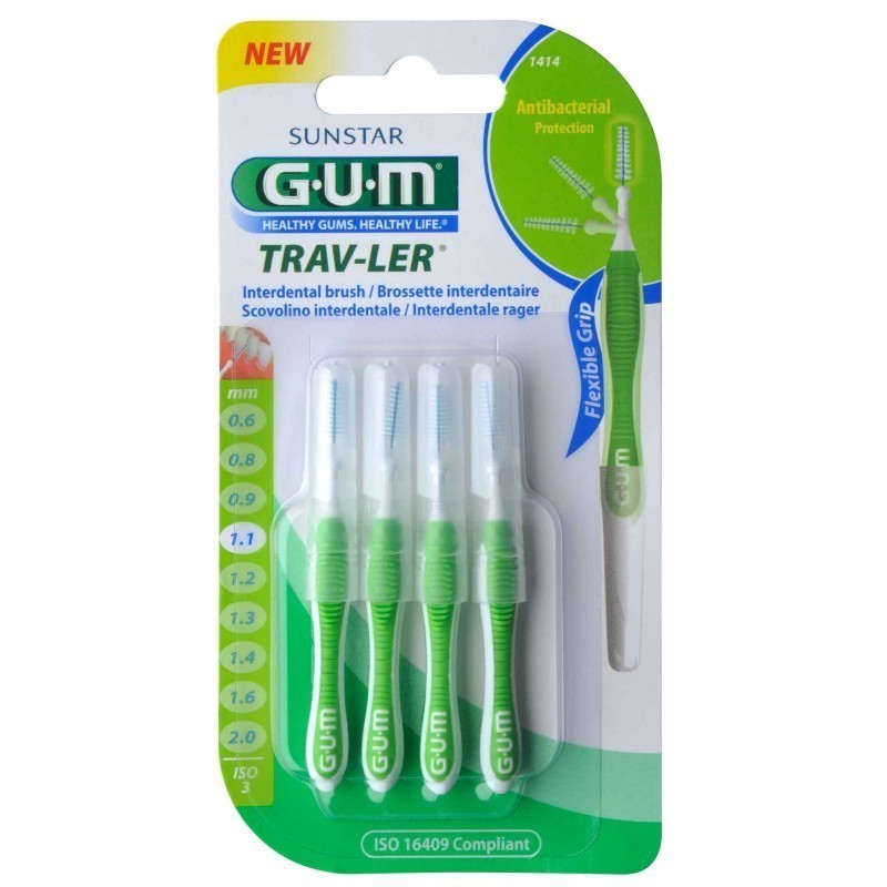 Sunstar Italiana Gum Trav-ler 1,1 Scovolino Promo 4 + 2 Pezzi