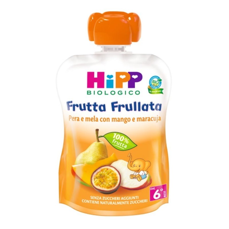 Hipp Italia Hipp Bio Frutta Frullata Pera/mela Con Mango E Maracuja 90 G