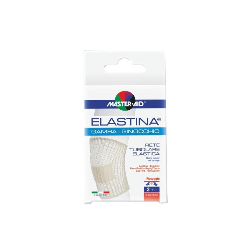 Pietrasanta Pharma Rete Tubolare Elastica Ipoallergenica Master-aid Elastina Gamba/ginocchio 3 Mt In Tensione Calibro 5 Cm